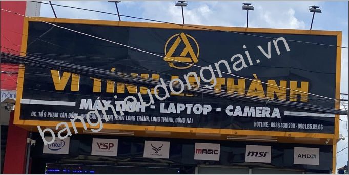 5 loại vật liệu phổ biến để làm bảng hiệu quảng cáo tại Long Thành – Đồng Nai 1 Bảng Hiệu QUẢNG CÁO ALU chữ nổi vi tính thành Lê tại Long Thành