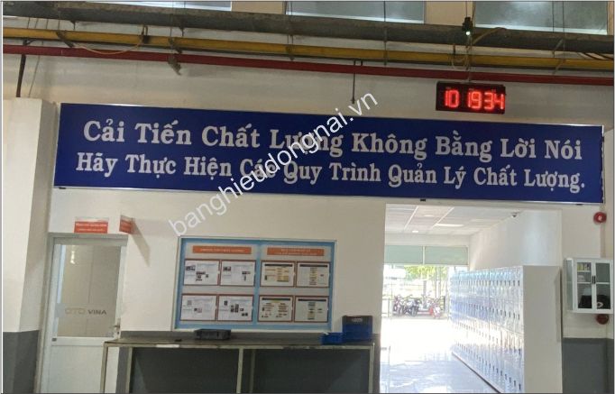 Bảng hiệu hiflex tại công ty MOTO KCN NHƠN TRẠCH