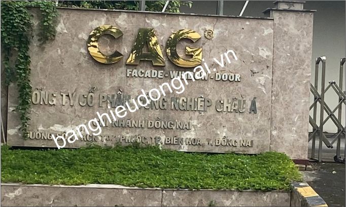 chữ nổi inox bảng hiệu công ty tại biên hòa