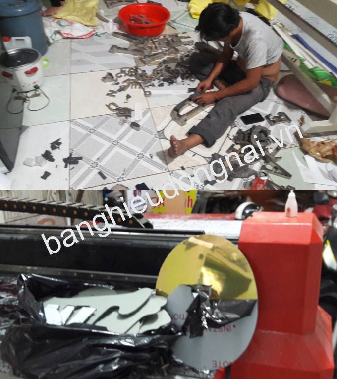 gia công chữ nổi inox long thành