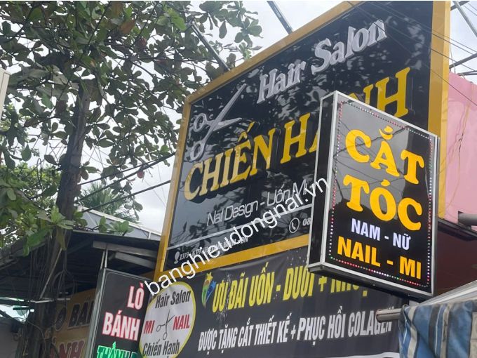 Thi công bảng hiệu alu chữ nổi mica tại Long Bình, Biên Hòa, Đồng Nai
