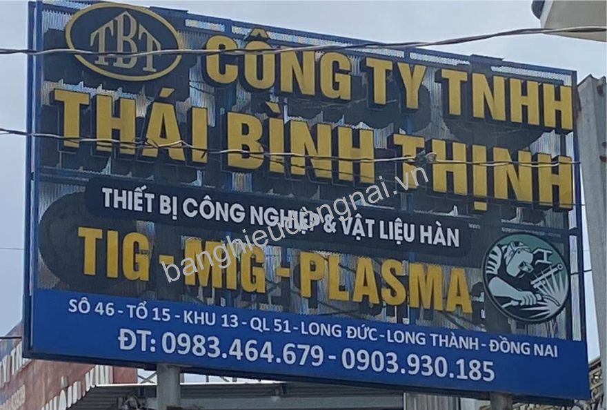 Thi công bảng hiệu quảng cáo tại Long Thành – Đồng Nai