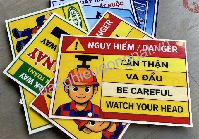 In decal giá rẻ dán formex làm bảng cảnh báo công ty tại Biên Hòa