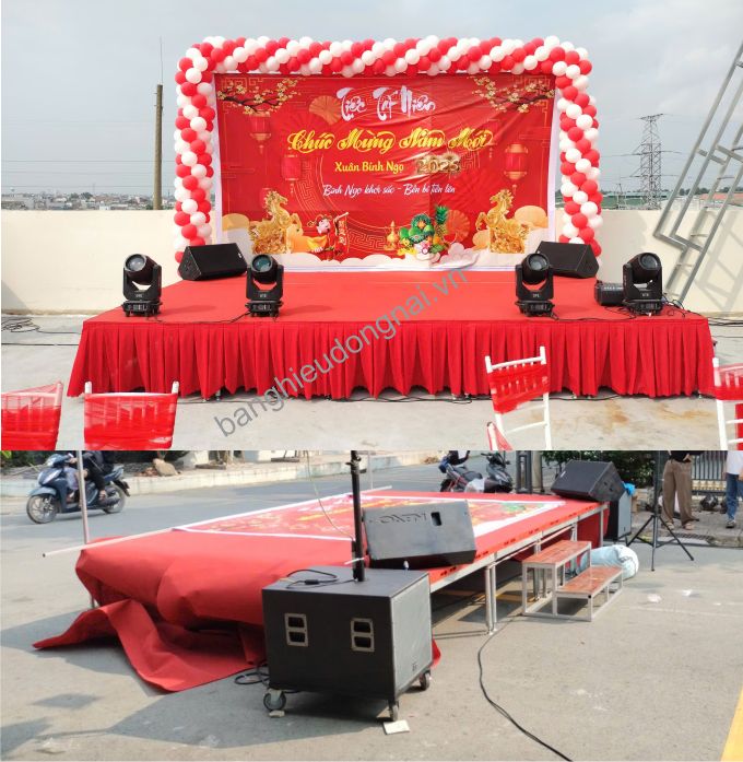 backdrop tất niên tại Thủ Dầu Một