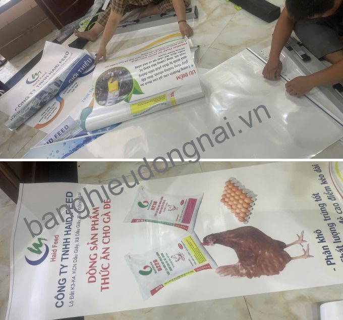 in standee thực tế tại Biên Hòa Đồng Nai