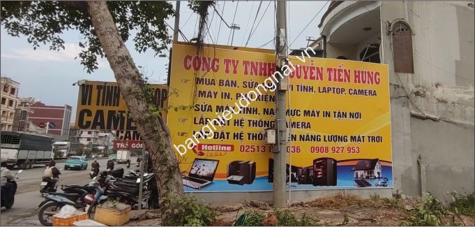 làm bảng hiệu quảng cáo cho công ty nguyễn tiến hùng tại phường Long hưng