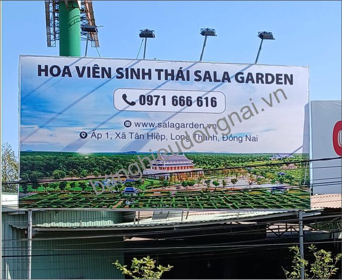 quảng cáo Long Thành giá rẻ bảng hiệu hiflex đẹp