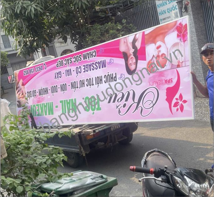 Làm Bảng Hiệu Quảng Cáo Tại Phước Thái, Long Thành, Đồng Nai 3 thi công bảng hiệu hiflex tại phước thái Long Thành