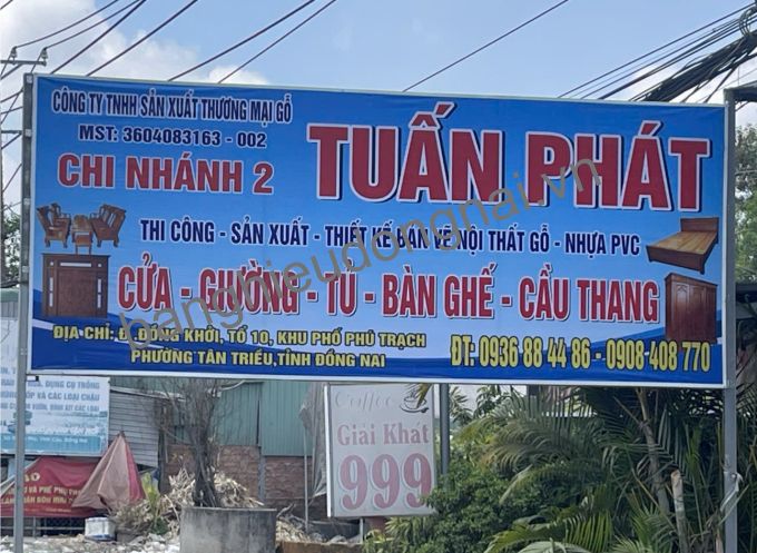 bảng bạt quảng cáo hiflex tại Trấn Biên Biên Hòa
