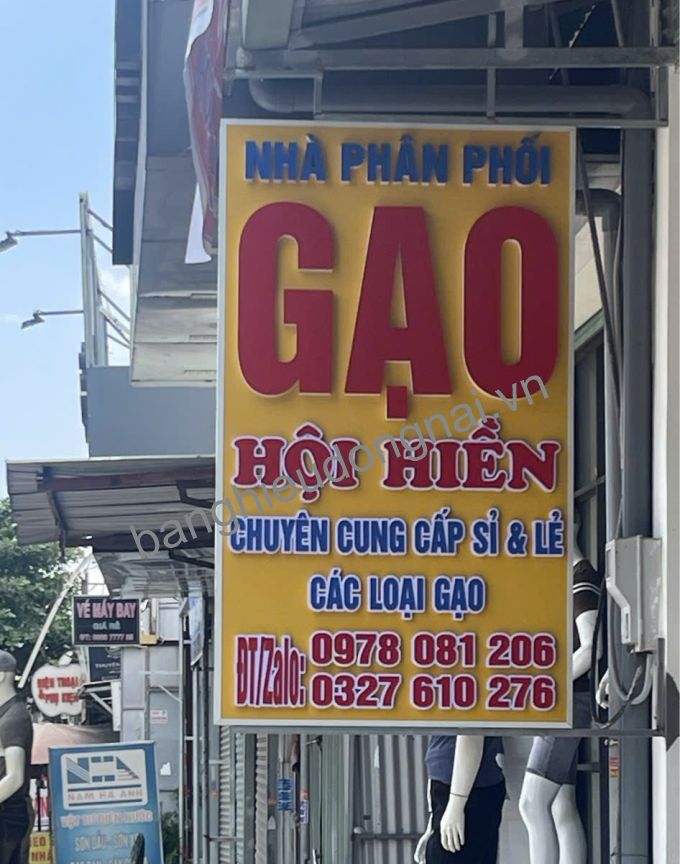 Làm bảng hiệu alu chữ nổi tại Long Bình Biên Hòa Đồng Nai