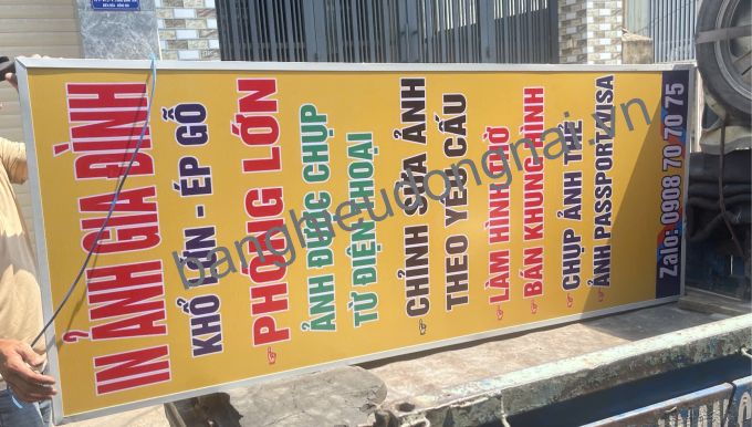 bảng hộp đèn quảng cáo tại Trấn Biên Biên Hòa