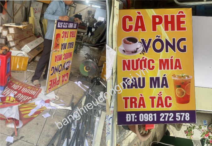 Làm bảng hiệu bạt hiflex tại hố nai - đồng nai