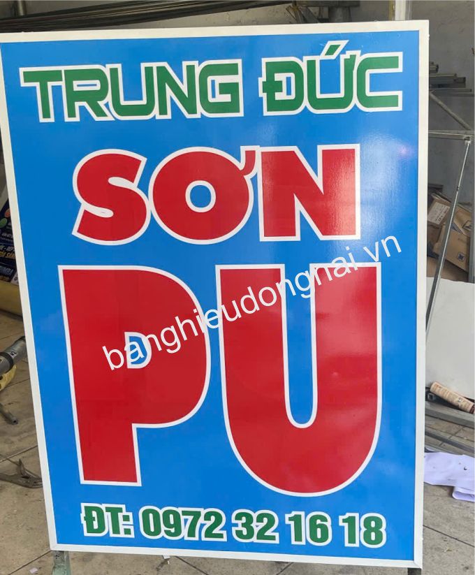báo giá bảng hiệu tôn dán decal tại bến cát