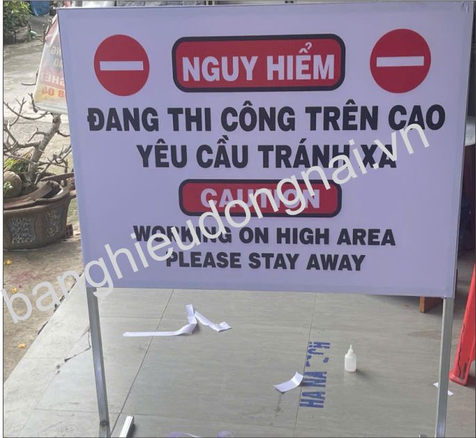 Báo giá biển báo công trình tân uyên
