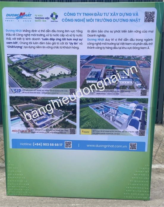 Biển bảng thông tin công trình Biên Hòa